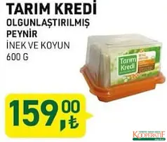 TARIM KREDİ OLGUNLAŞTIRILMIŞ PEYNİR İNEK VE KOYUN 600 G